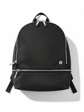 Lululemon Small Run From Work Water Backpack Adjustable Straps in Black Dots Lululemon Backpack Unboxing and Review | TikTok main image 2